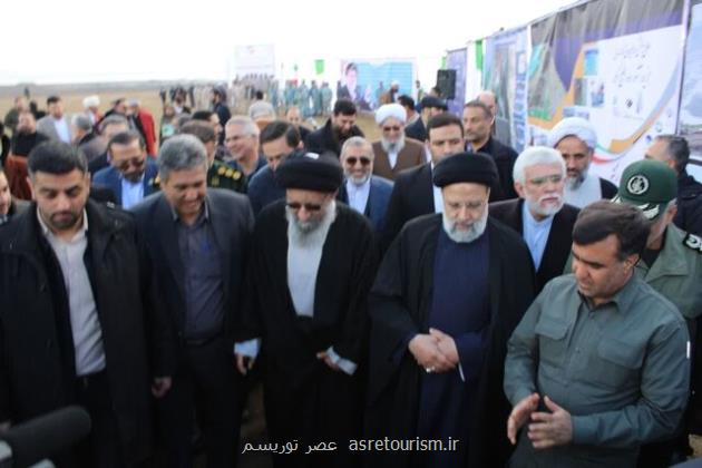 آغاز اجرای طرح جزیره آشوراده با حضور رئیس جمهور